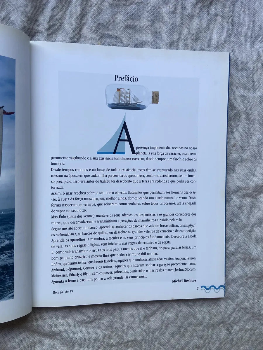 Livro A Vela A Tradição A Técnica A Competição 1 Edição 2000 (Usado)