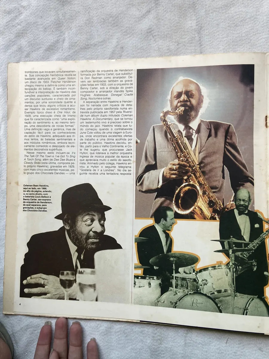Lp Gigantes Do Jazz Coleman Hawkins 1981 (Usado)