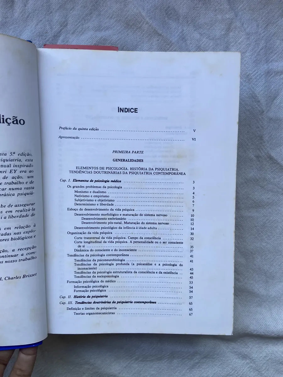 Livro Manual De Psiquiatria 5 Edição (Usado)