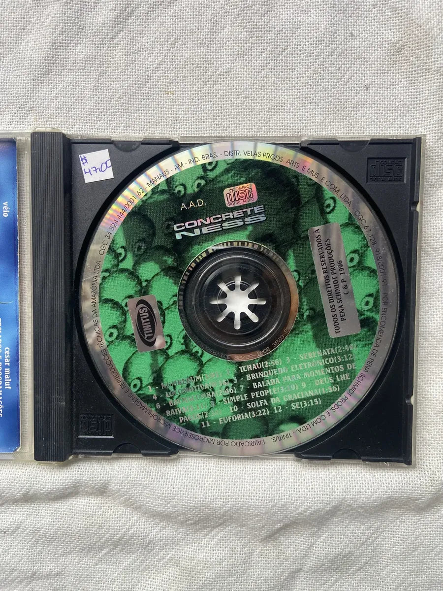 Cd Concrete Ness Numberum 1996 (Usado)