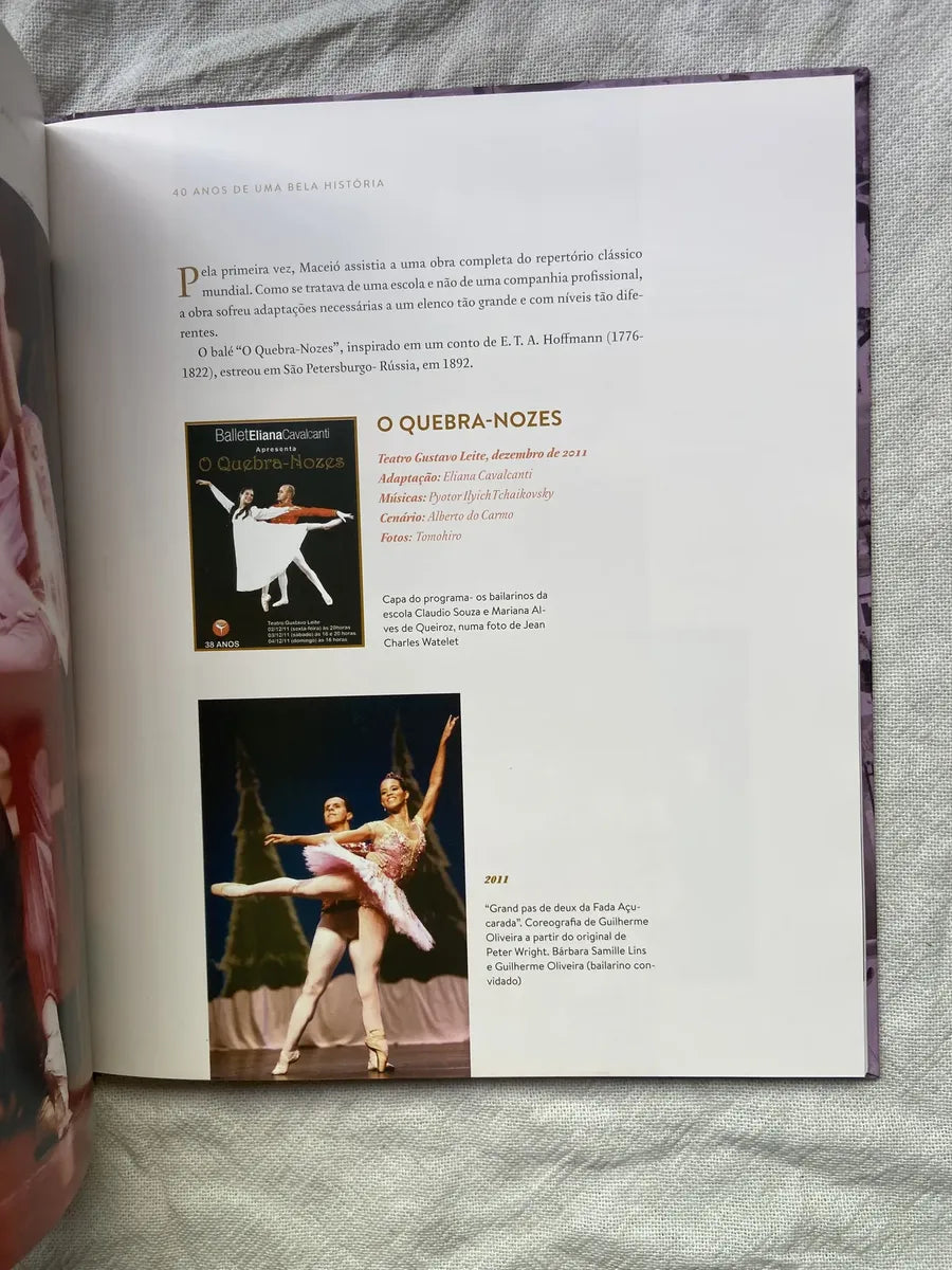 Livro Ballet Eliana Cavalcanti 40 Anos De Uma Bela História (Usado)