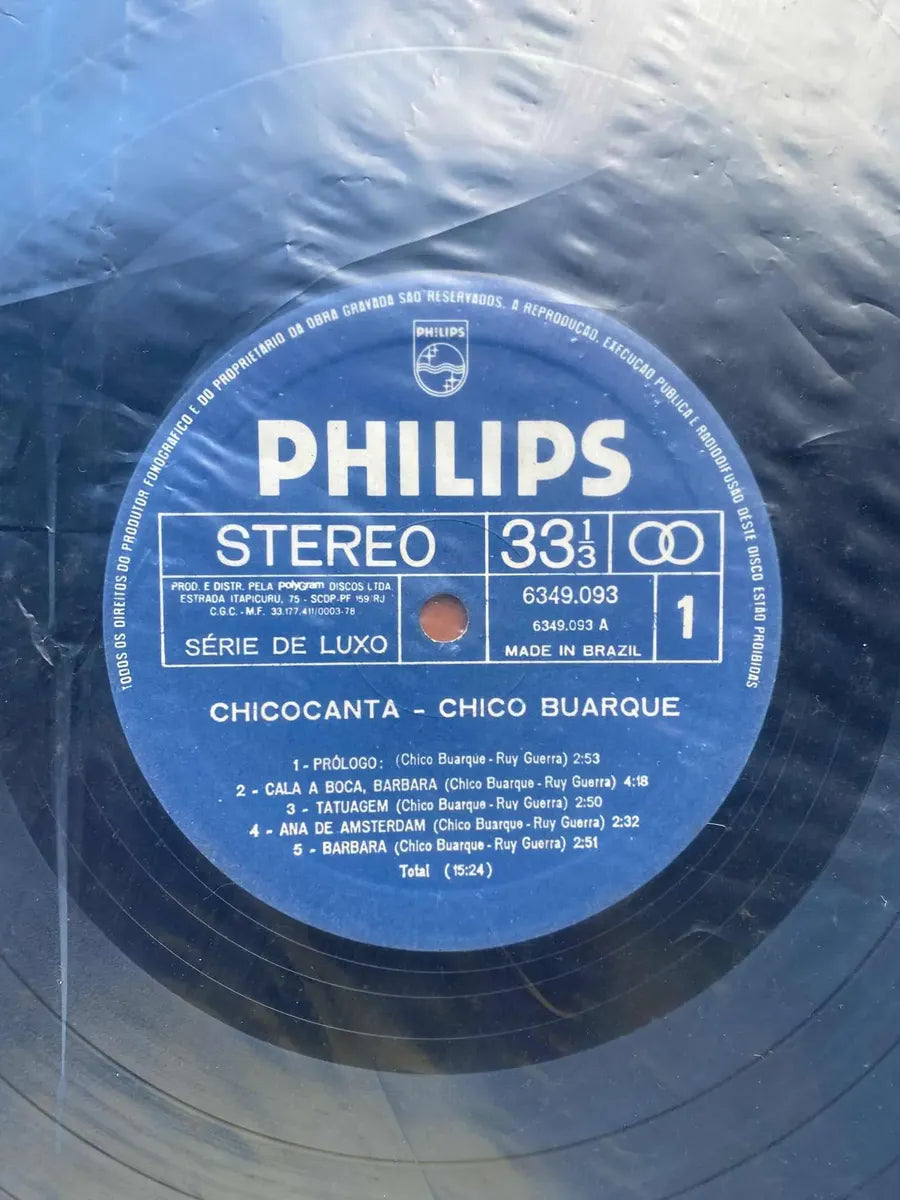 Lp Chico Buarque Chico Canta Selo Philips (Usado)