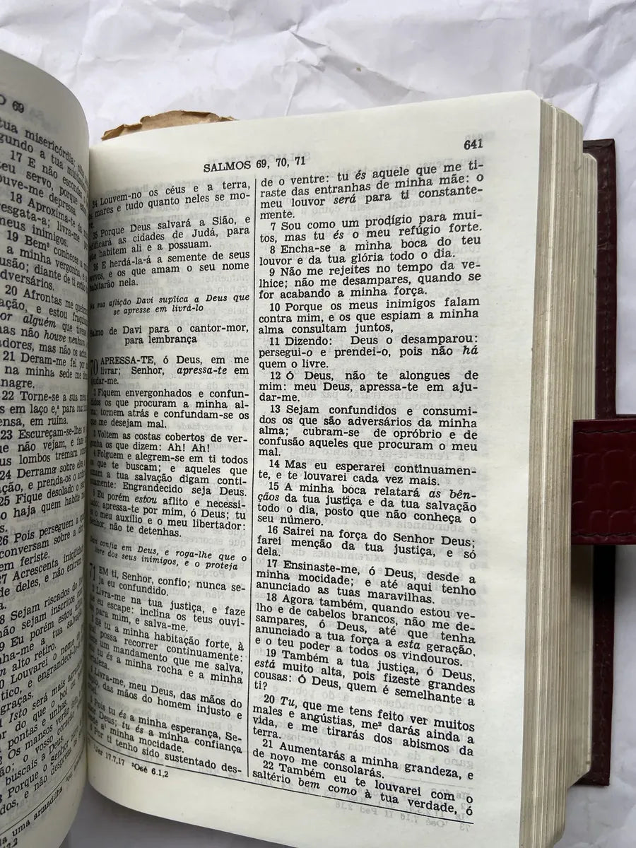 Livro Bíblia Sagrada E Harpa Coedição De 1987 (Usado)