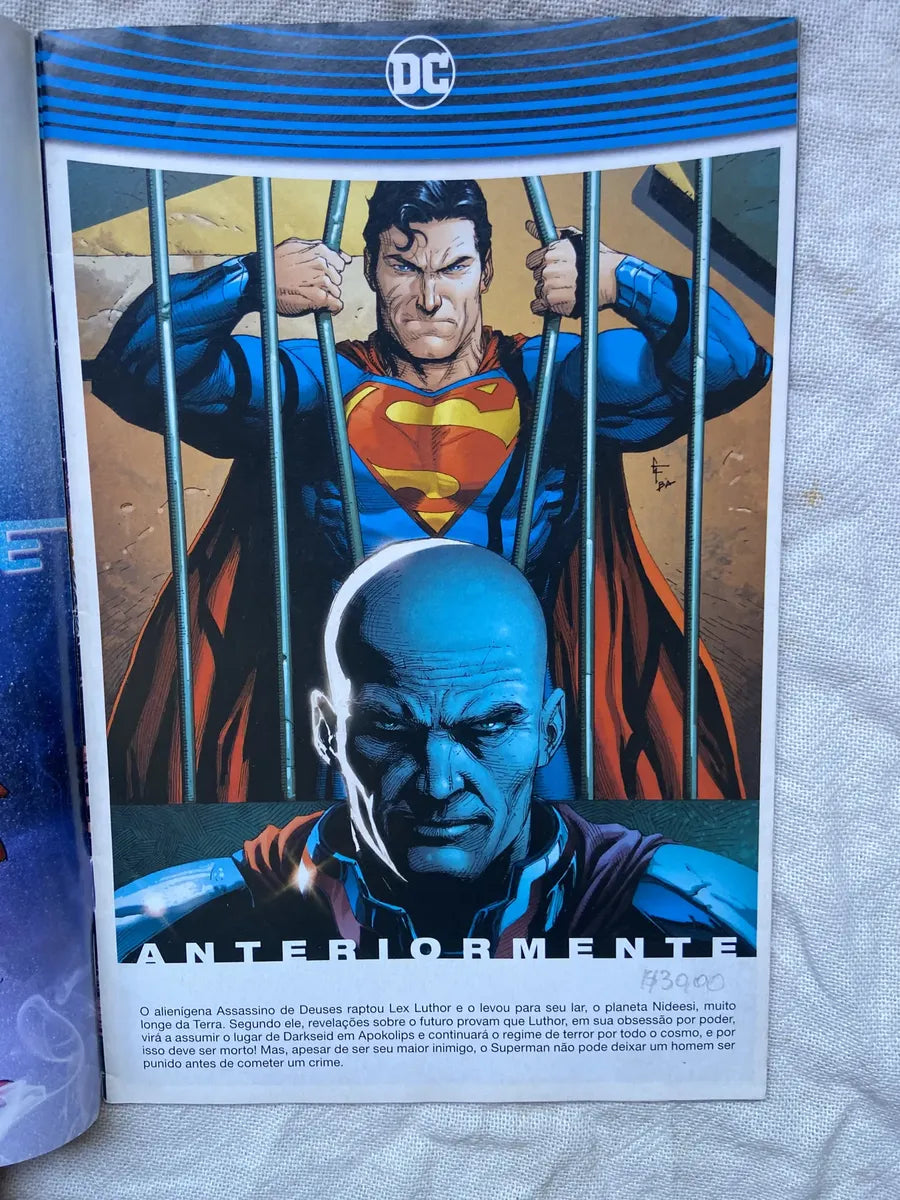 Gibi Homens De Aço Superman Action Comic Lex Luthor Culpado (Usado)