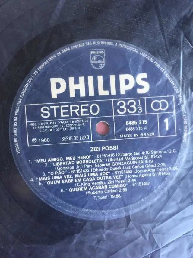 Lp Zizi Possi 1980 Série De Luxo Com Encarte (Usado)
