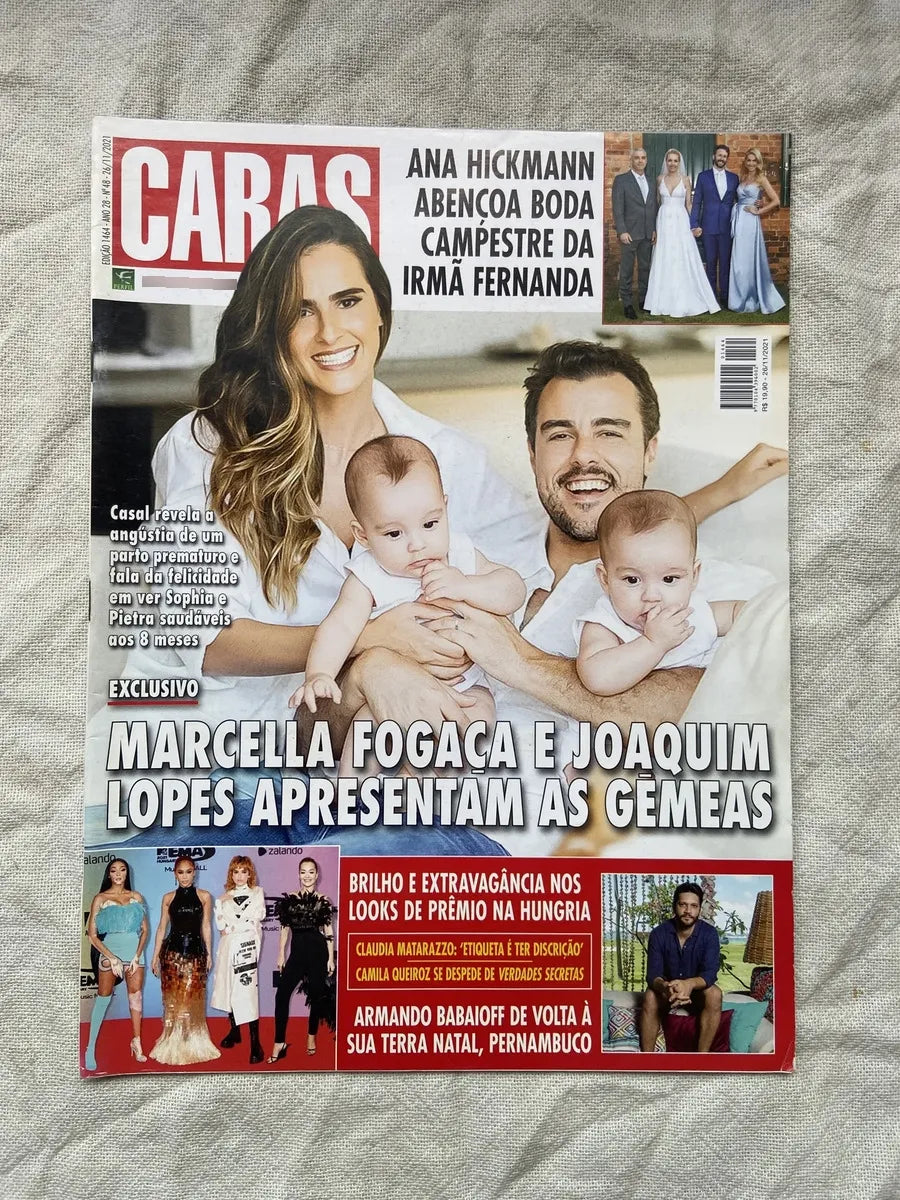 Revista Caras 26 Novembro 2021 Edição 1464 Ano 28 Número 48 (Usado)