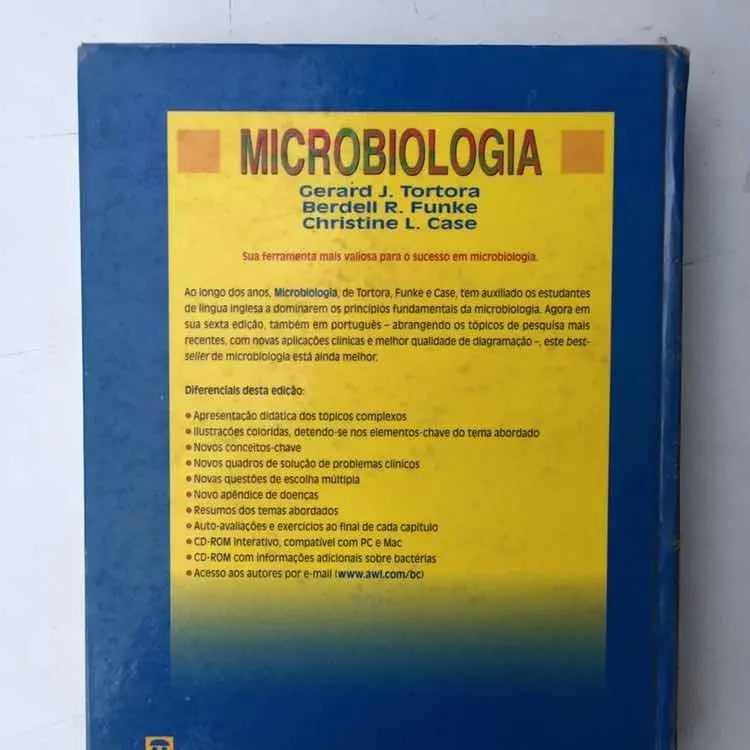 Livro Microbiologia Gerard Tortora 6o Edição 2000 Sem Cd