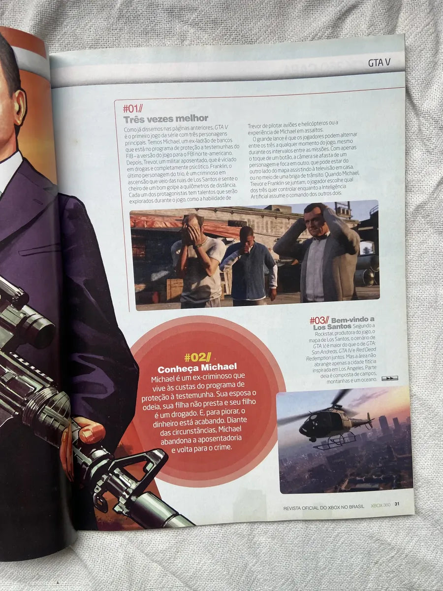 Revista Xbox Grand Theft Auto Five Ano 7 N 75 Janeiro 2013