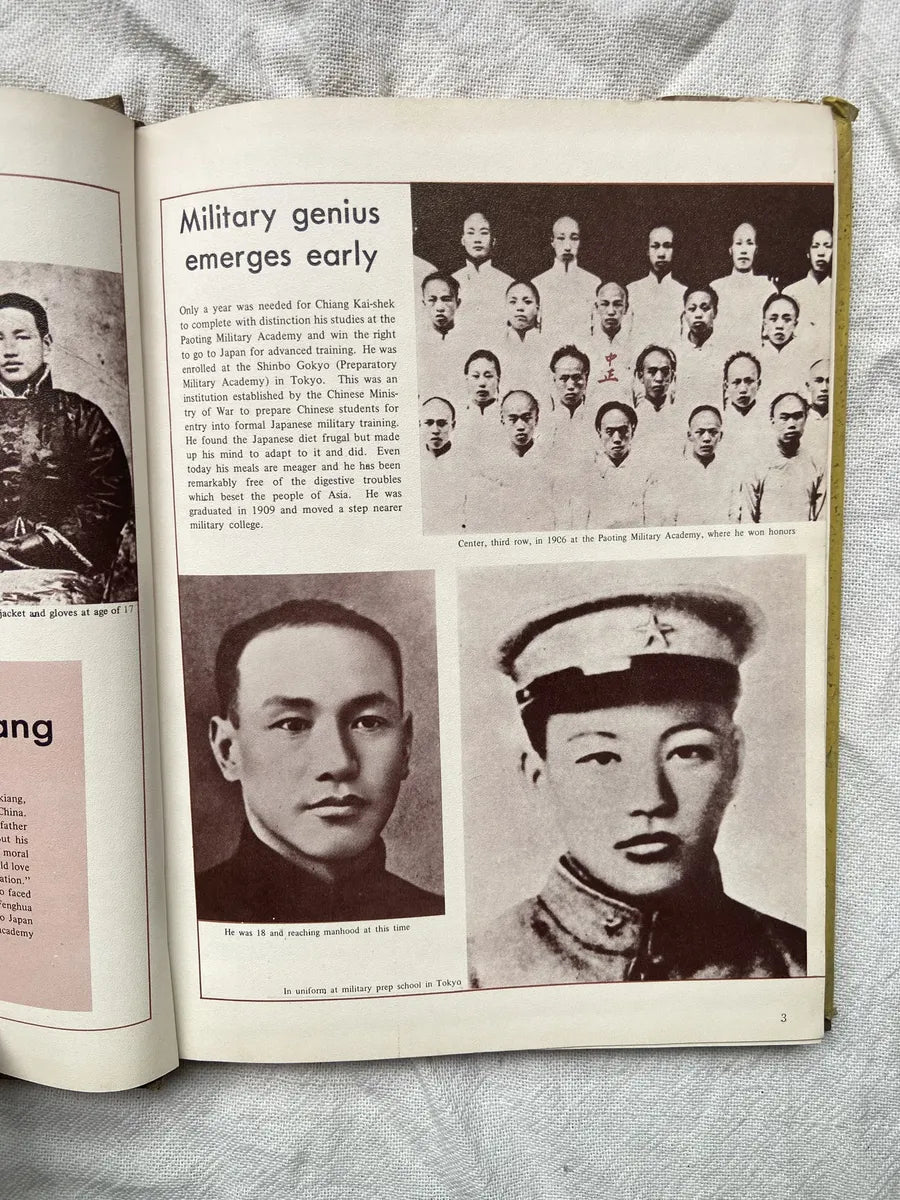 Livro President Chiang Kai Shek His Life Story In Pictures (Usado)