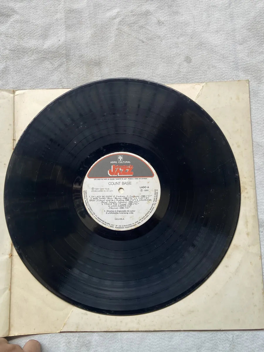 Lp Gigantes Do Jazz Count Basie Um Nobre Band Leader 1980 (Usado)