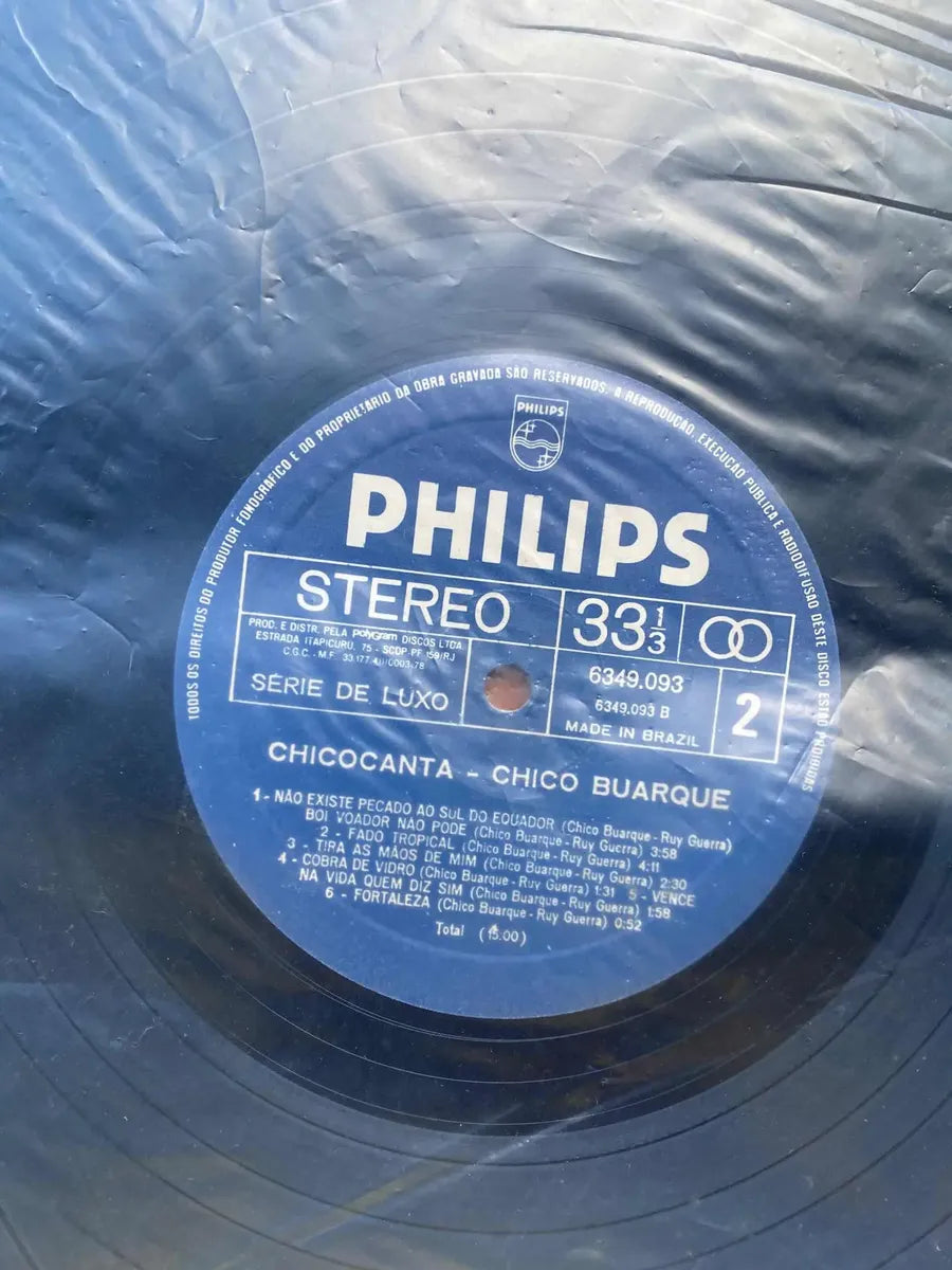 Lp Chico Buarque Chico Canta Selo Philips (Usado)