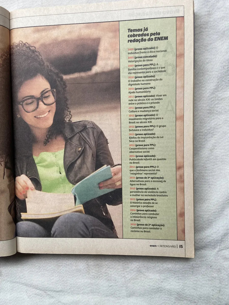 Revista Intensivão Enem Um Guia De Estudo Completo (Usado)