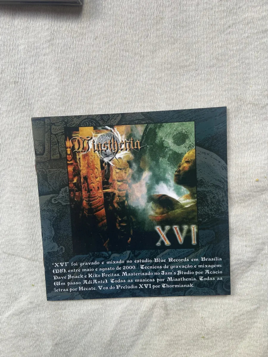 Cd miasthenia Xvi Batalha Ritual Duplo 2017 (Usado)