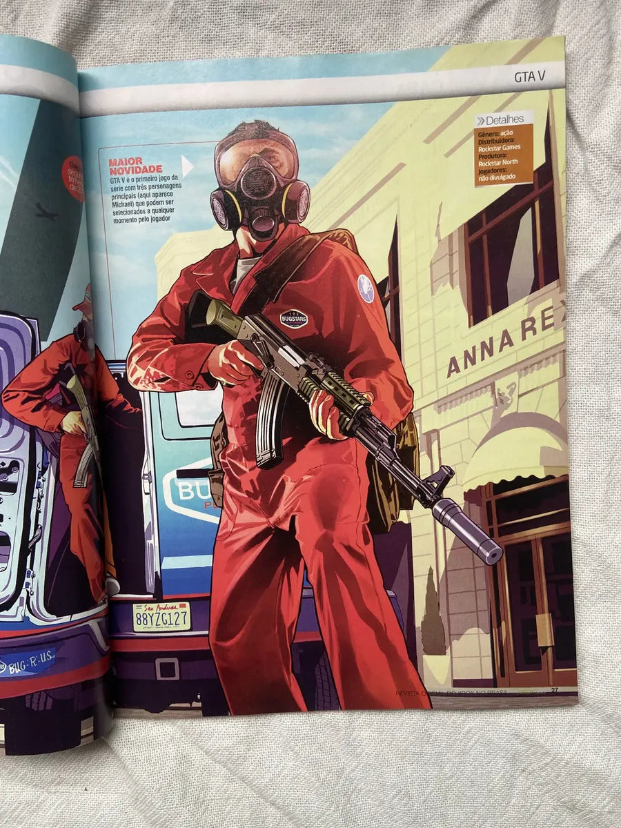 Revista Xbox Grand Theft Auto Five Ano 7 N 75 Janeiro 2013
