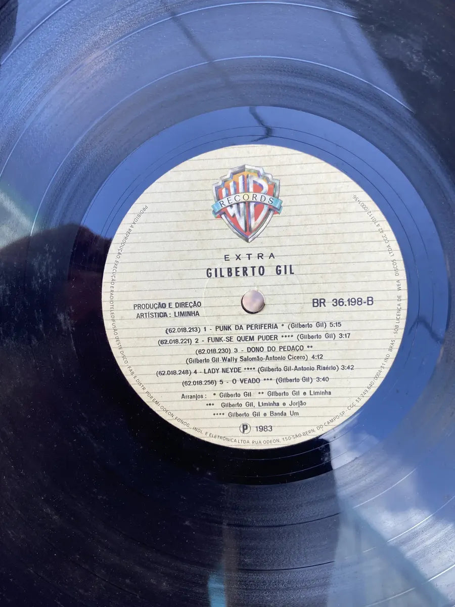 Lp Gilberto Gil Extra 1983 Com Encarte (Usado)