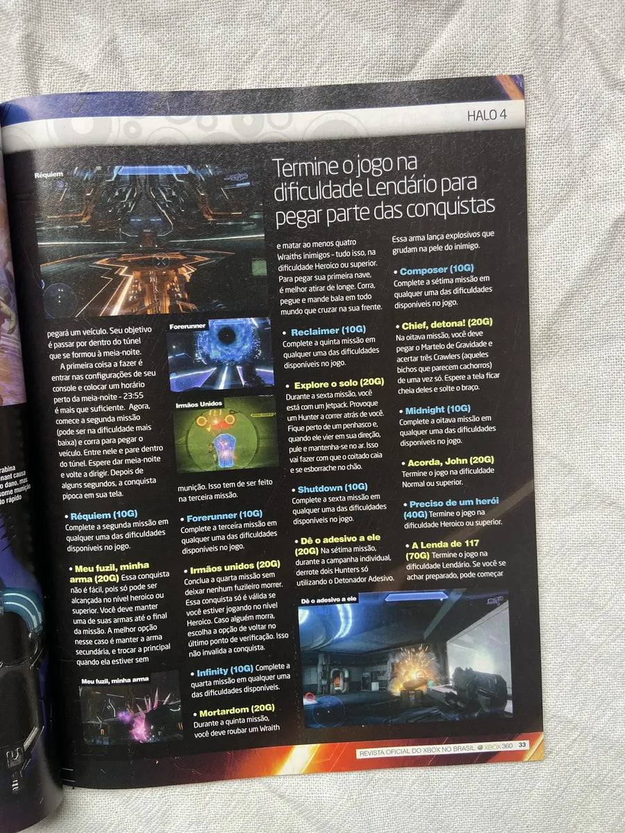 Revista Xbox Halo 4 Ano 7 N 74 Dezembro 2012 (Usado)