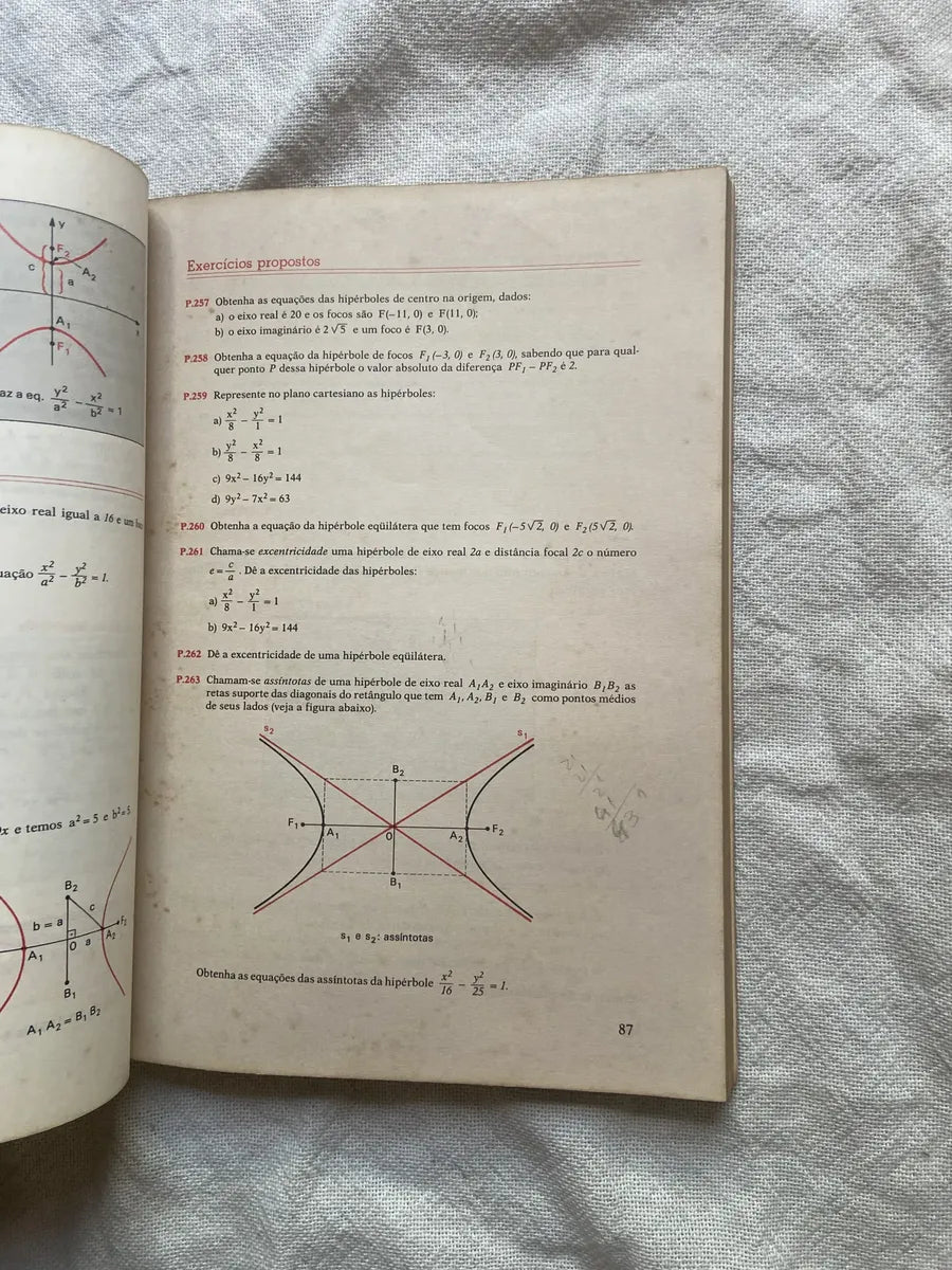 Livro Matemática 3 Série 2 Grau 8 Edição Revista 1990 (Usado)