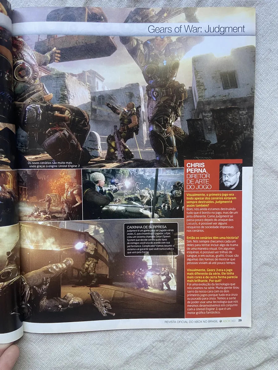 Revista X Box 360 Gears Of War Judgment Ano 6 N 72 (Usado)