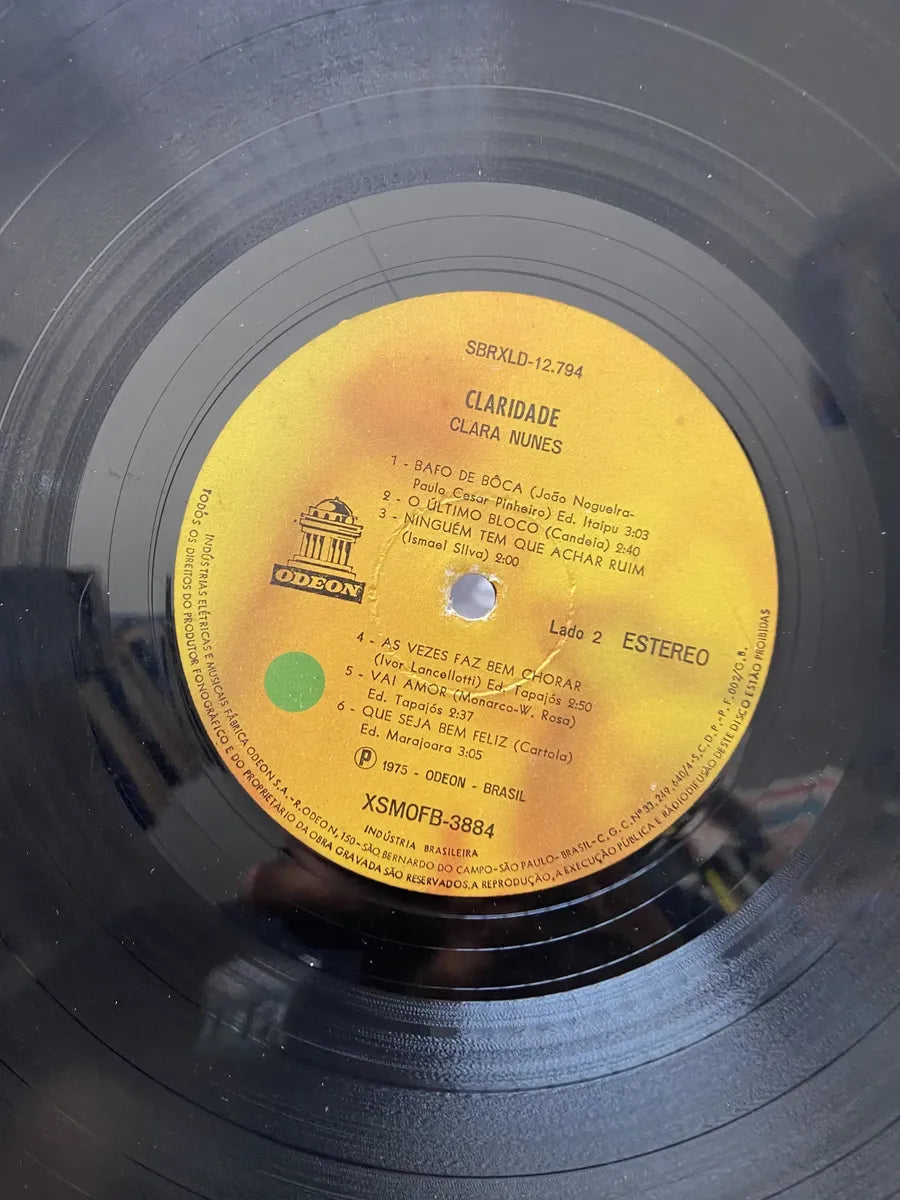 Lp Clara Nunes Claridade 1975 (Usado)