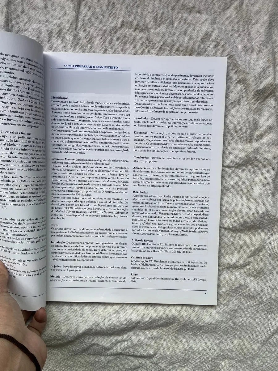 Revista Brasileira De Cirurgia Plástica Volume 34 Número 4 outubro dezembro 2019 (Usado)