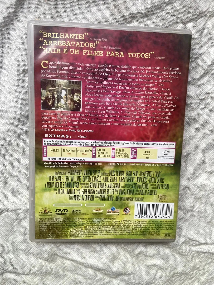 Dvd Hair 2006 (Usado)