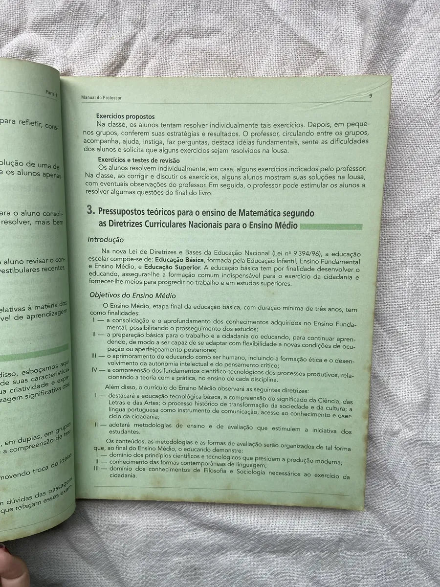 Livro Matemática Contexto E Aplicações Volume Único 2000 (Usado)