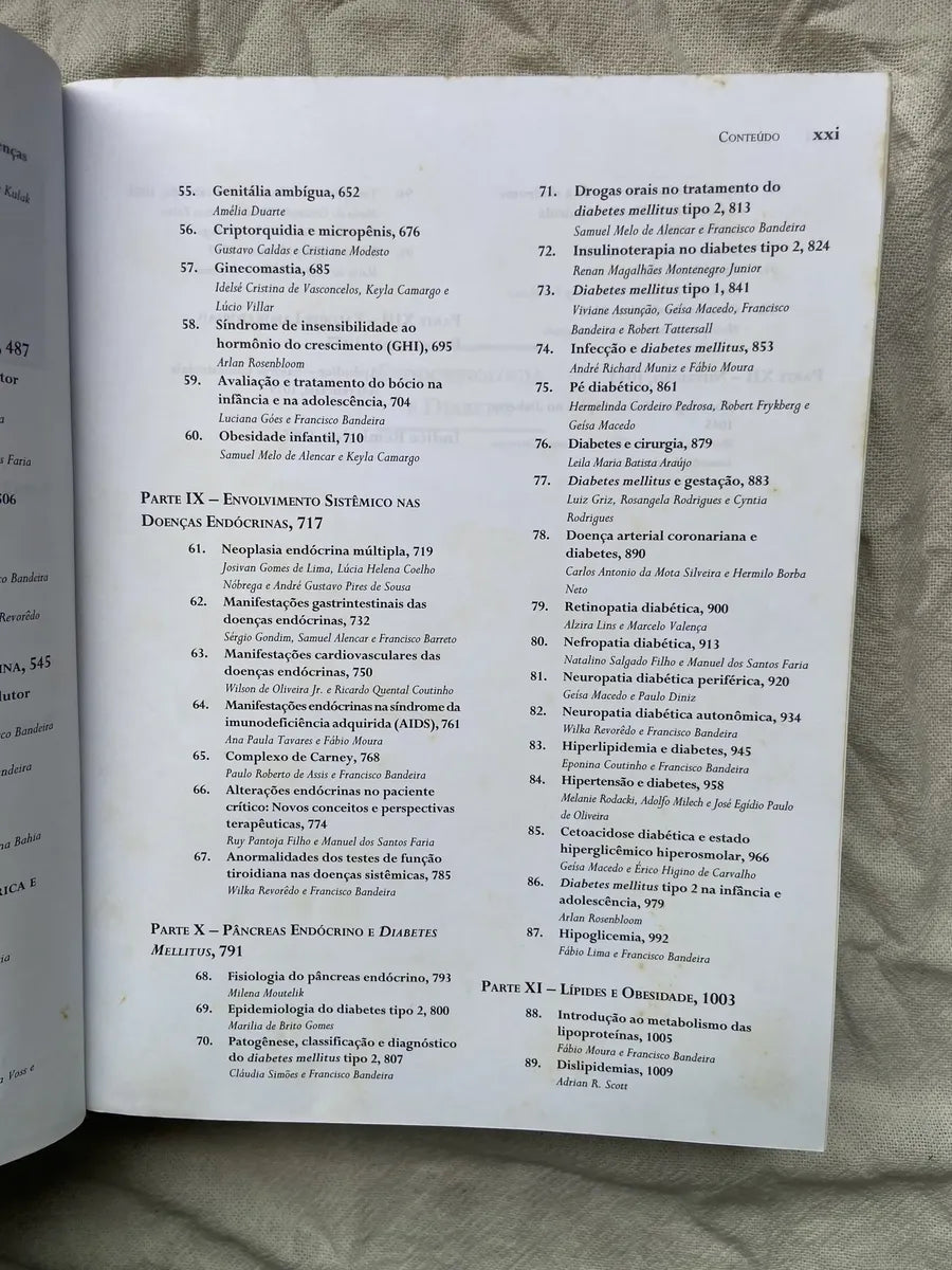Livro Endocrinologia E Diabetes 2003 (Usado)