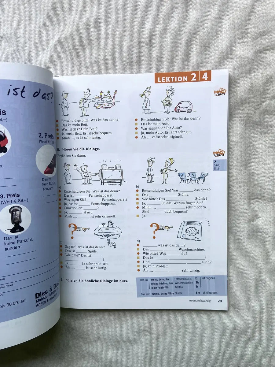Livro Themen 1 Aktuell Kursbuch Arbeitsbuch Lektion 1 De 5 (Usado)