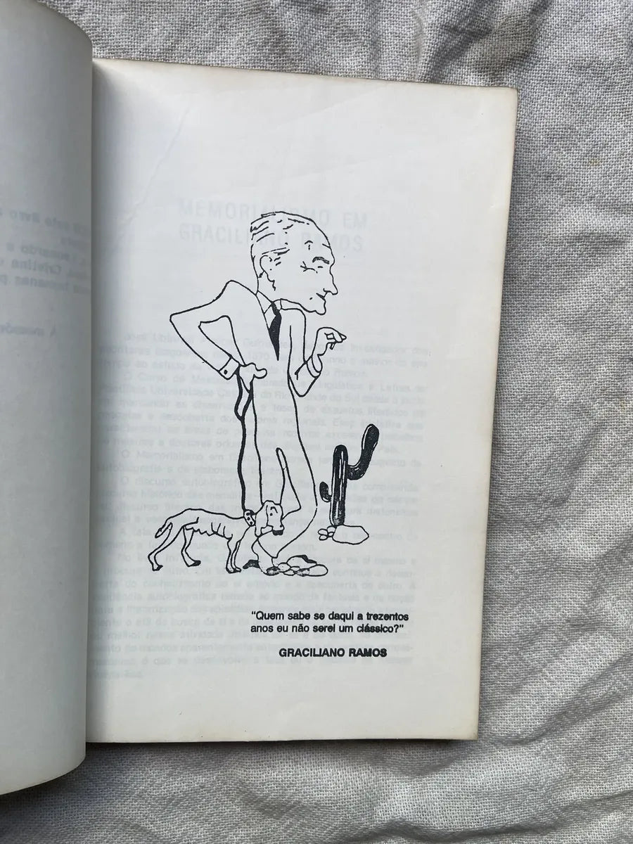 Livro Graciliano Ramos E A Fala Das Memórias 2 Edição 1992 (Usado)