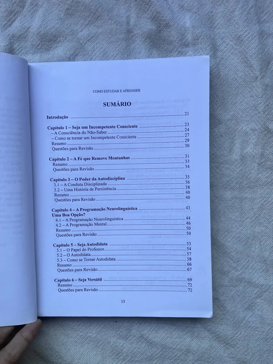 Livro Como Estudar E Aprender Como Se Tornar Autodidata 2 Ed (Usado)