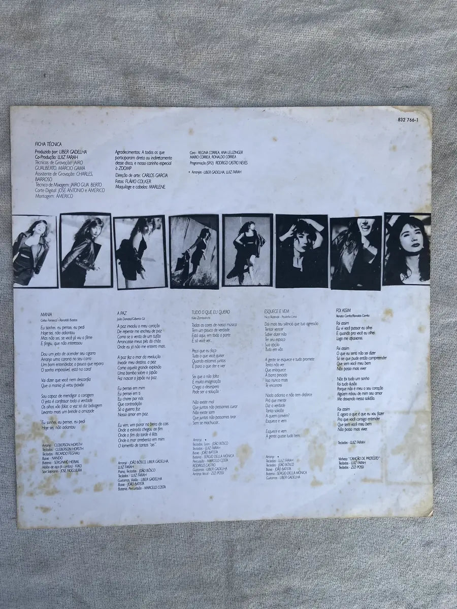 Lp Zizi Possi Amor E Música 1987 Com Encarte (Usado)