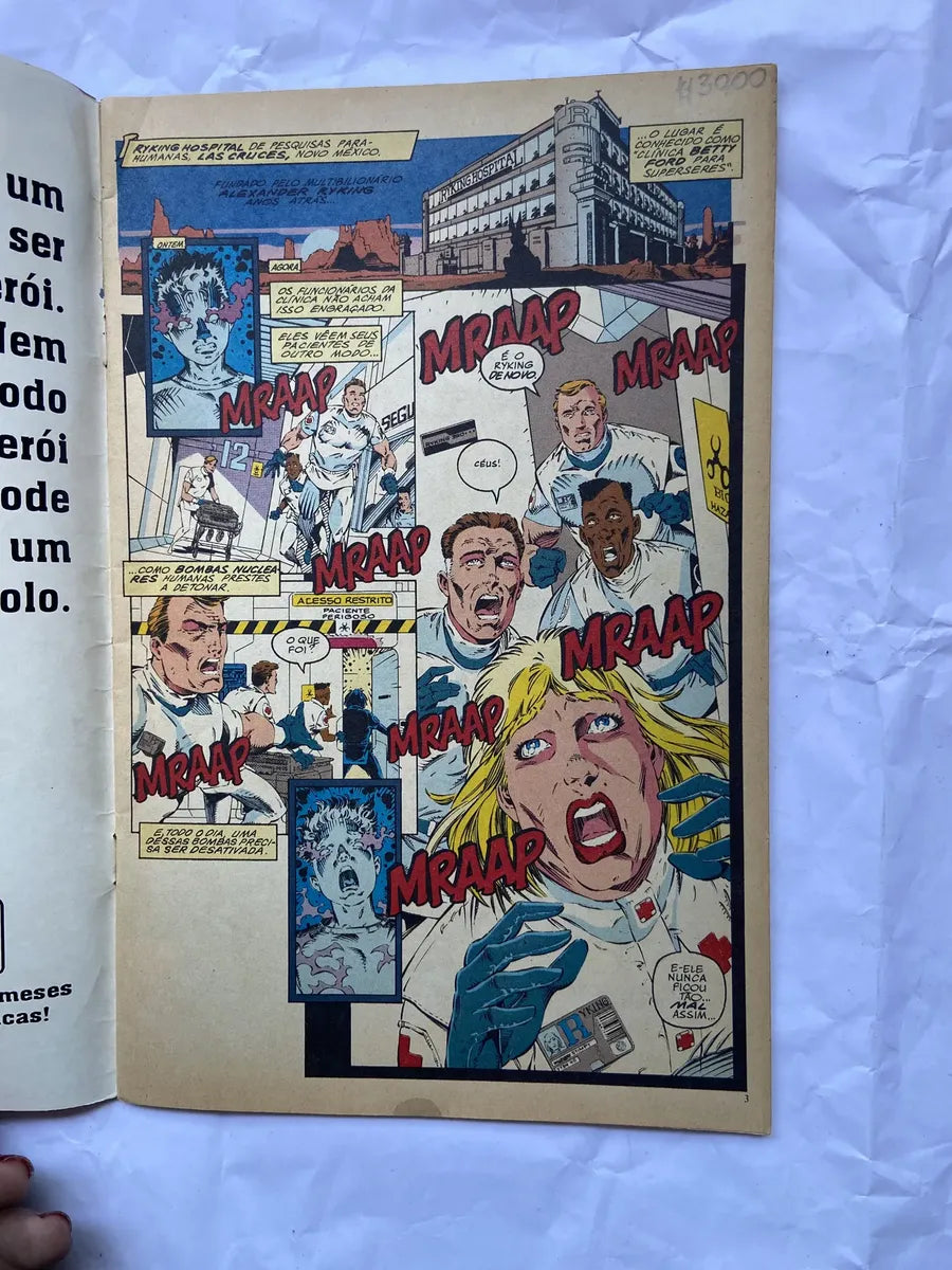 Gibi Os Fabulos X Man À Mercê De Hazard Número 03 (Usado)
