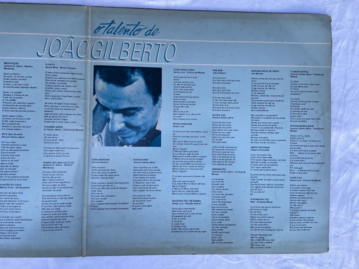 Lp João Gilberto O Talento De João Gilberto 1986 Box 2 Lps (Usado)