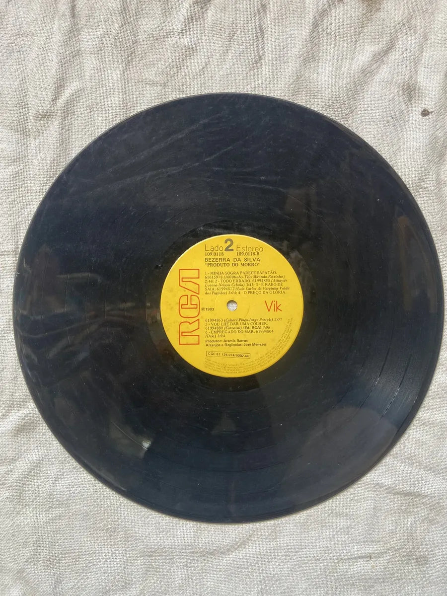 Lp Bezerro Da Silva Produto Do Morro 1983 (Usado)