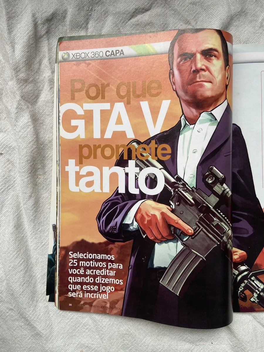 Revista Xbox Grand Theft Auto Five Ano 7 N 75 Janeiro 2013