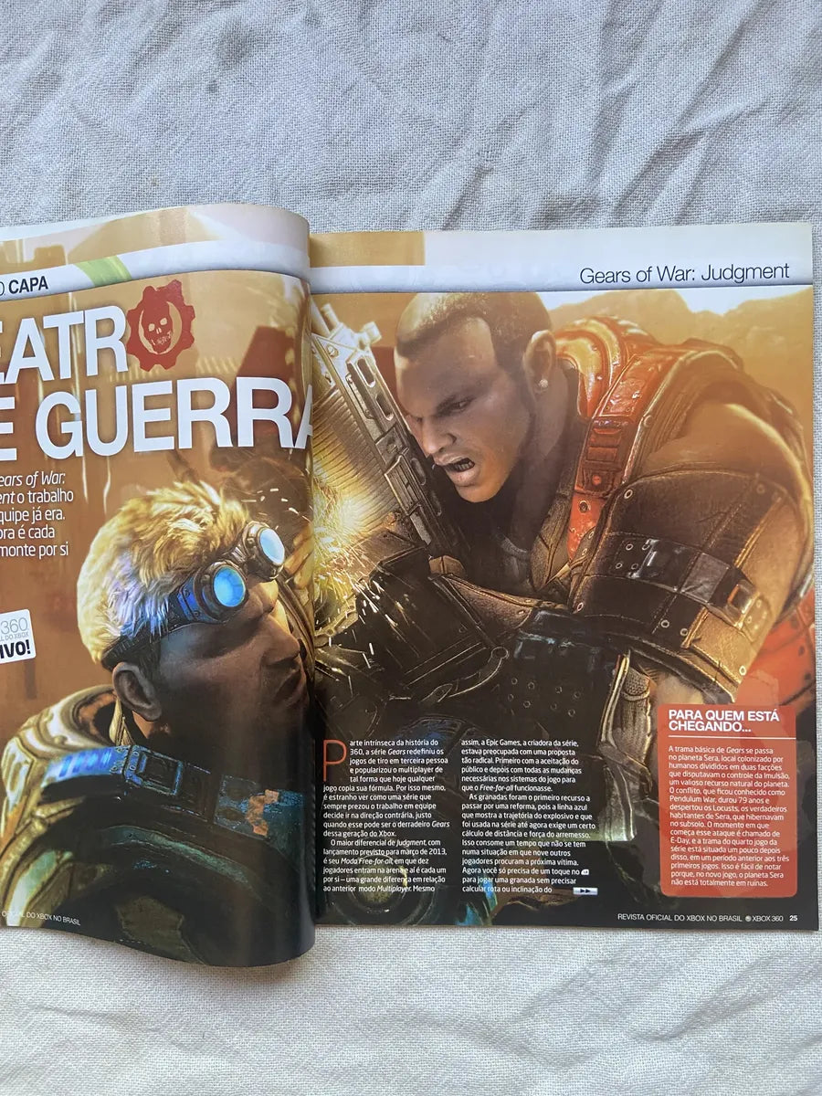 Revista X Box 360 Gears Of War Judgment Ano 6 N 72 (Usado)