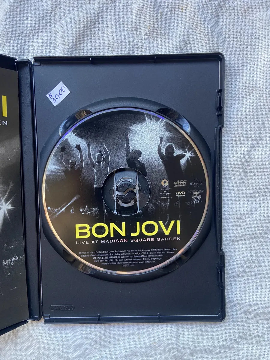 Dvd Bon Jovi Live At Madison Square Garden 2009 (Usado)