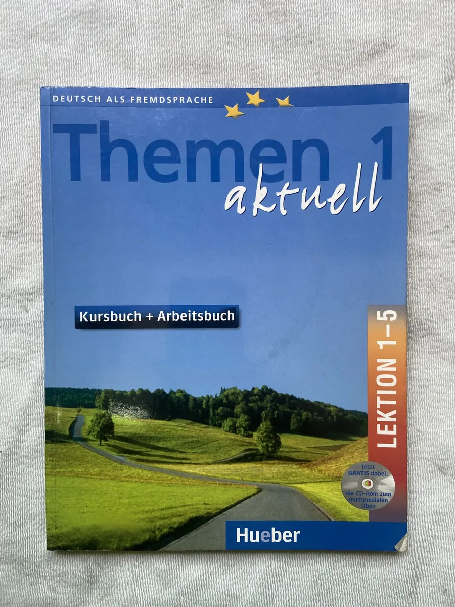 Livro Themen 1 Aktuell Kursbuch Arbeitsbuch Lektion 1 De 5 (Usado)