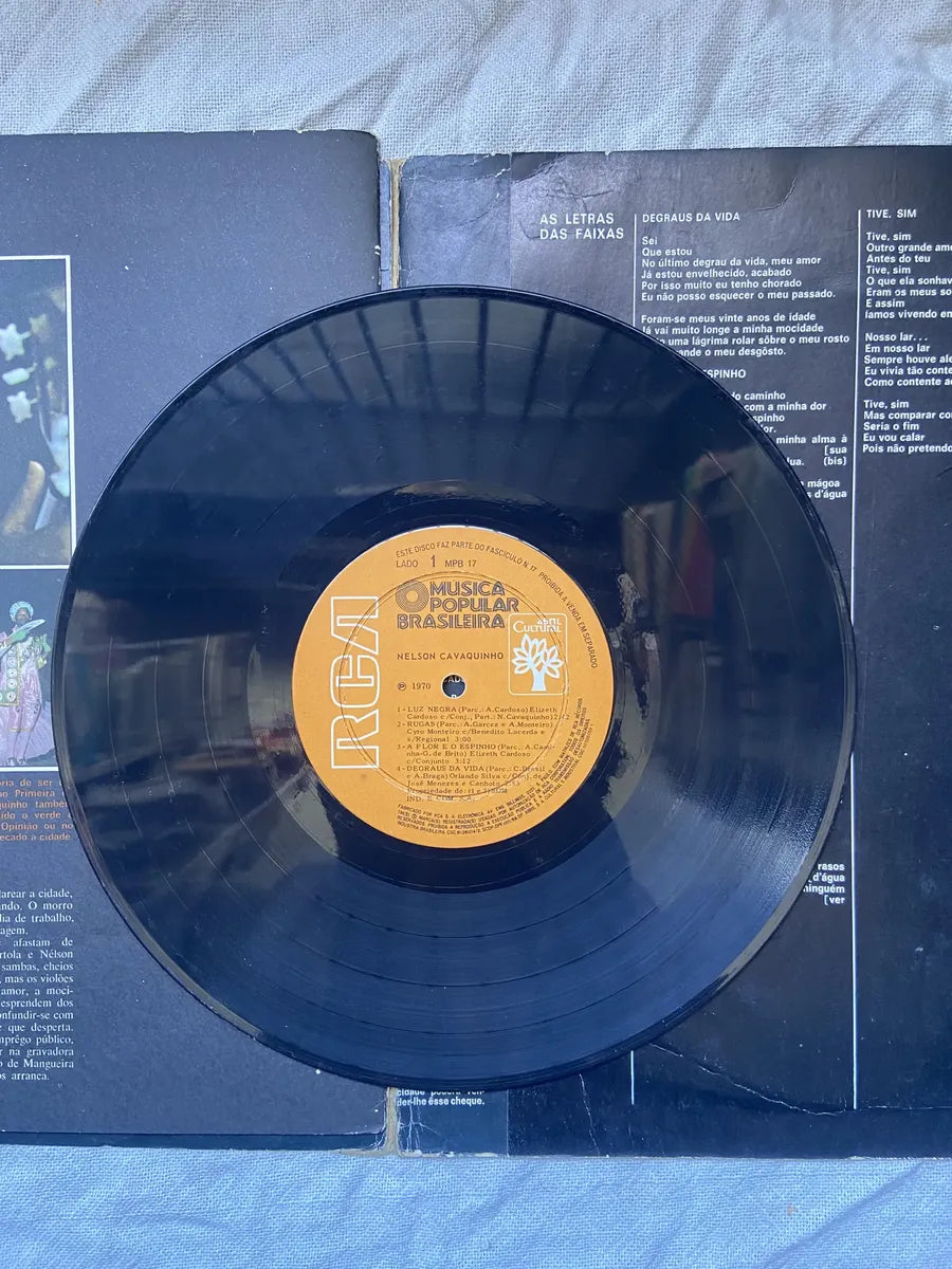 Lp Cartola Nelson Cavaquinho História Da Música Popular 1970 (Usado)