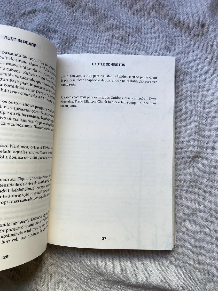 Livro Rust In Peace A História Da Obra Prima Do Megadeath (Usado)