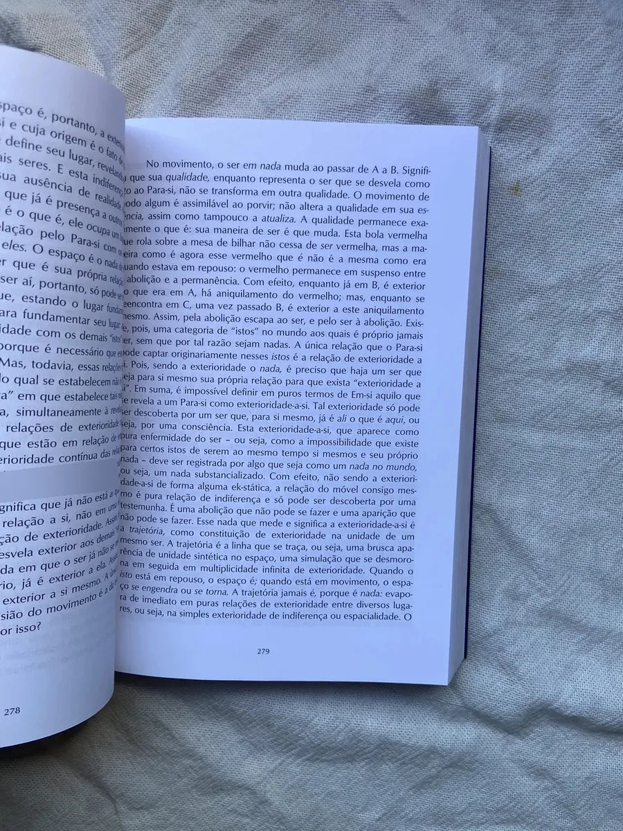 Livro O Ser E O Nada Ensaio De Odontologia Fenomenológica (Usado)