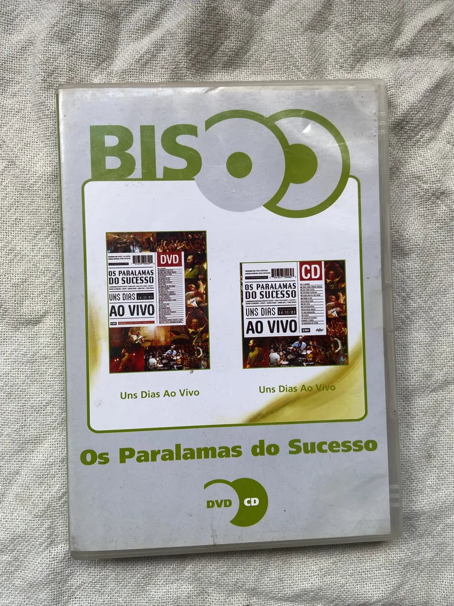 Cd Bis Cd E Dvd Os Paralamas Do Sucesso Uns Dias Ao Vivo (Usado)