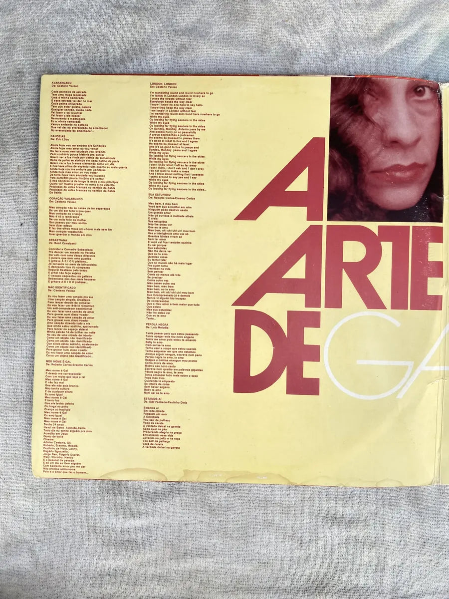 Lp Gal Costa A Arte De Gal Costa 2 Lps 1975 (Usado)