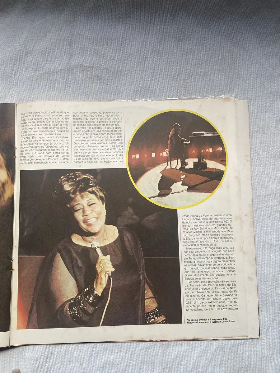 Lp Gigantes Do Jazz Ella Fitzgerald À Primeira Dama Do Jazz (Usado)