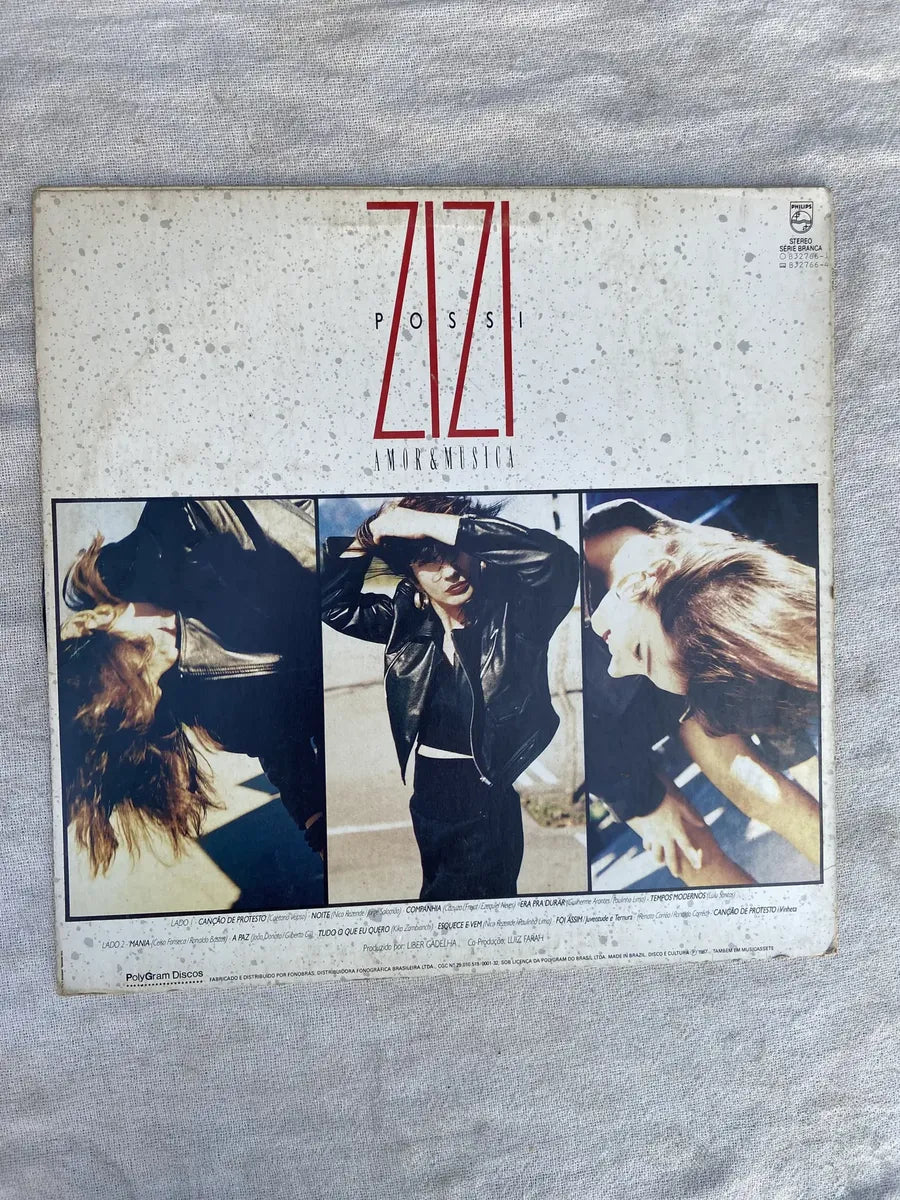 Lp Zizi Possi Amor E Música 1987 Com Encarte (Usado)