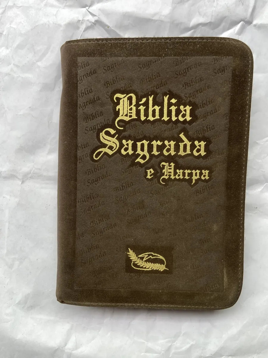 Livro Bíblia Sagrada E Harpa Revisão De 1997 (Usado)