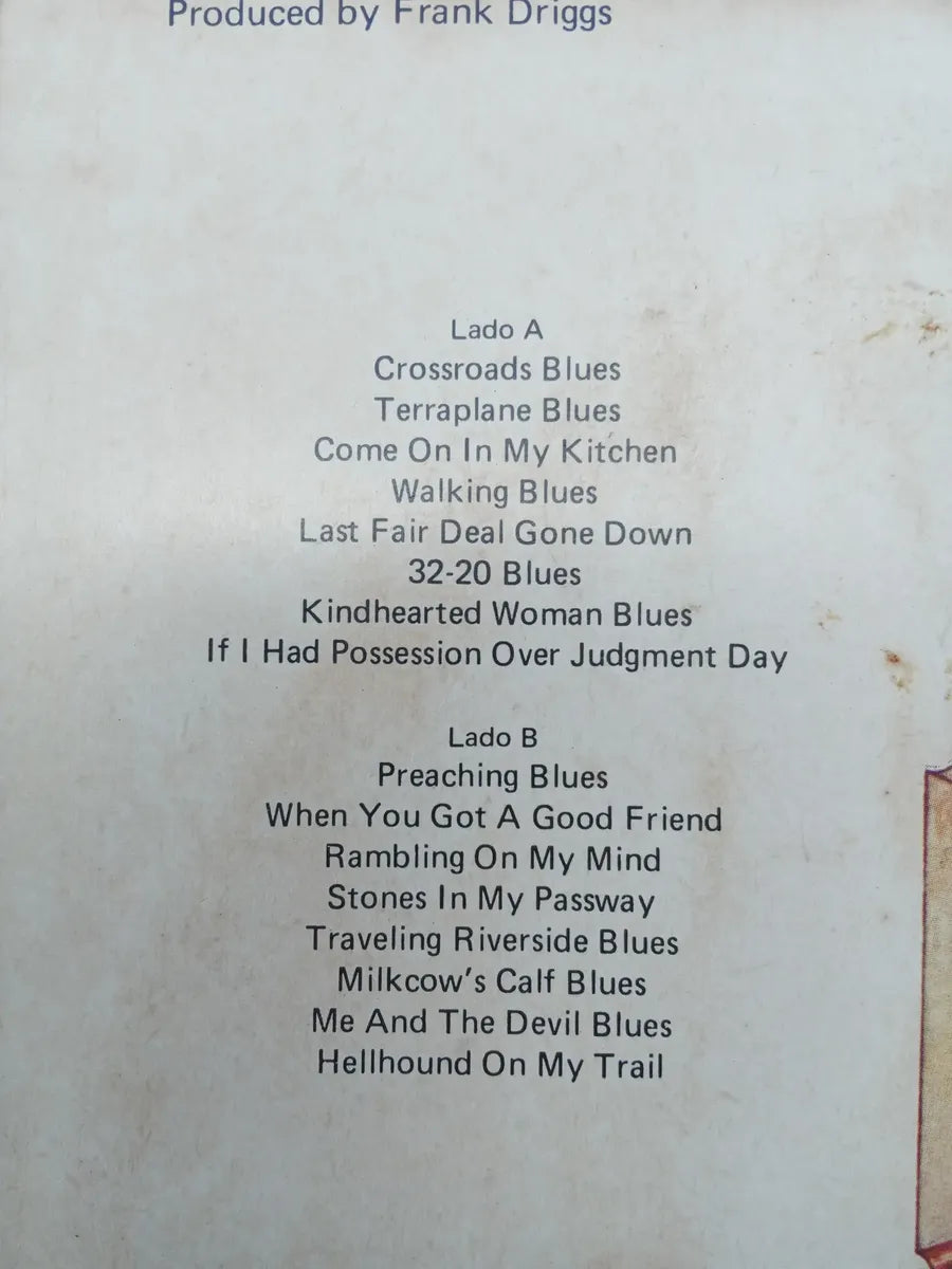 Lp Robert Johnson King Of The Delta Blues Singers 1970 (Usado)