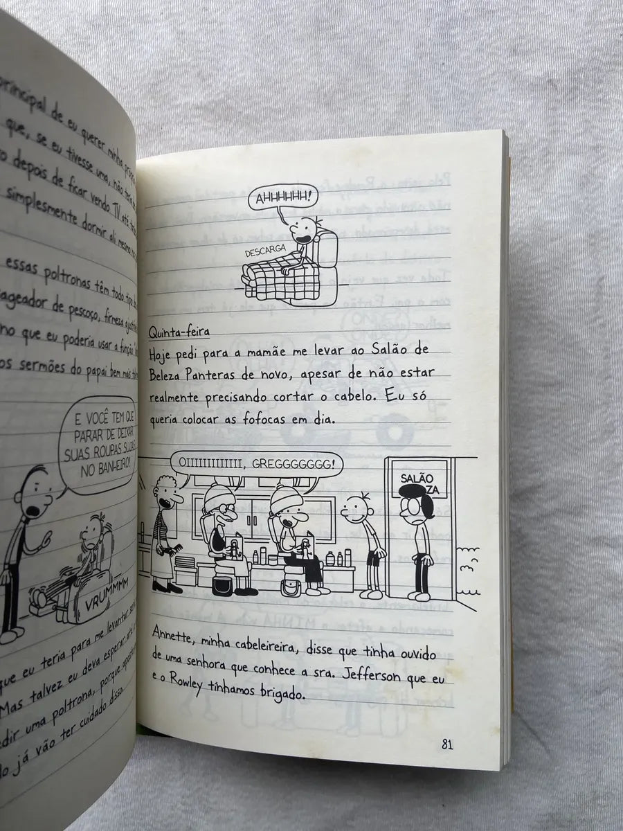 Livro Diário De Um Banana Box 5 Volumes Capa Dura (Usado)