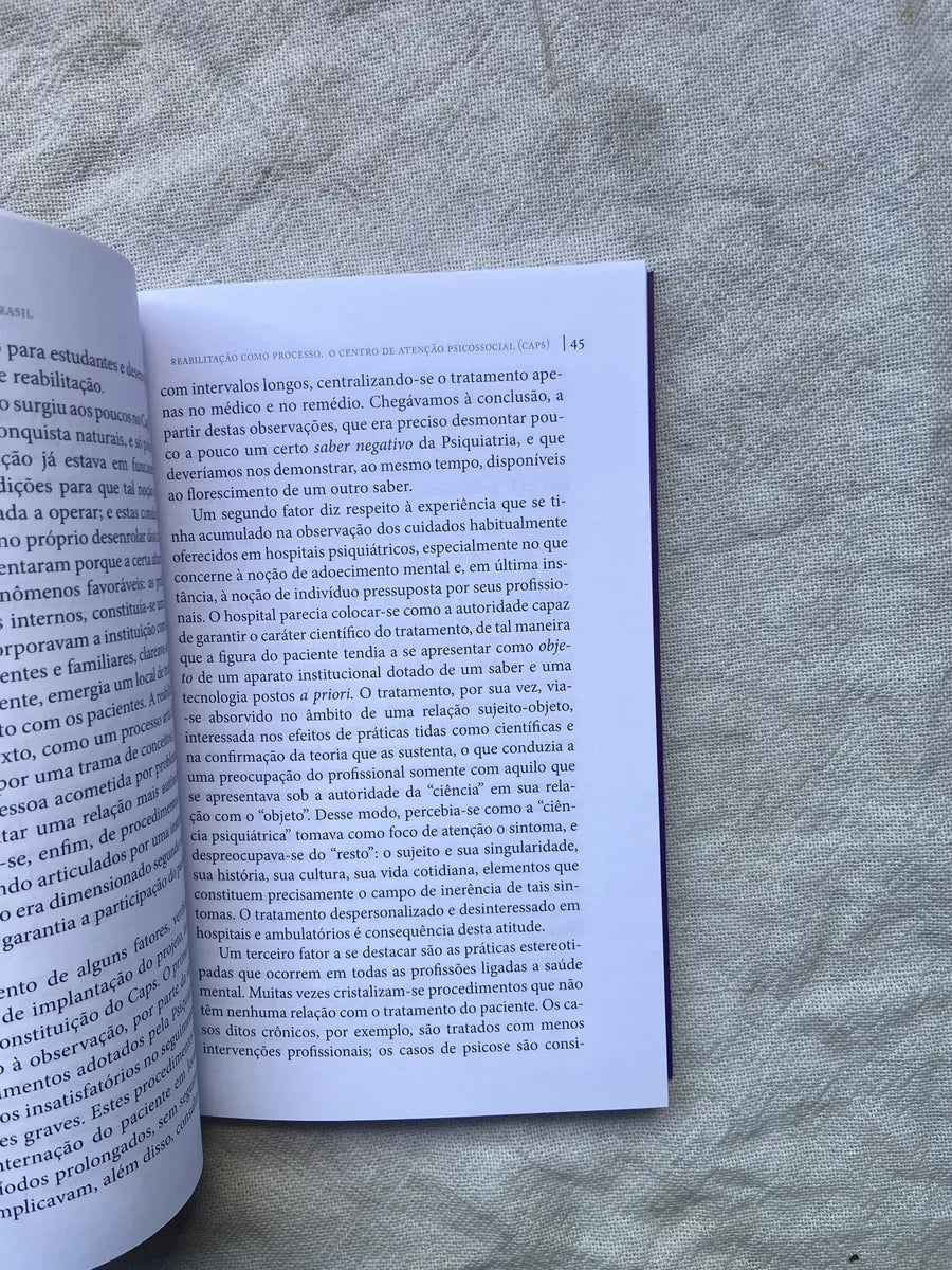 Livro Reabilitação Psicossocial No Brasil 4 Edição 2016 (Usado)
