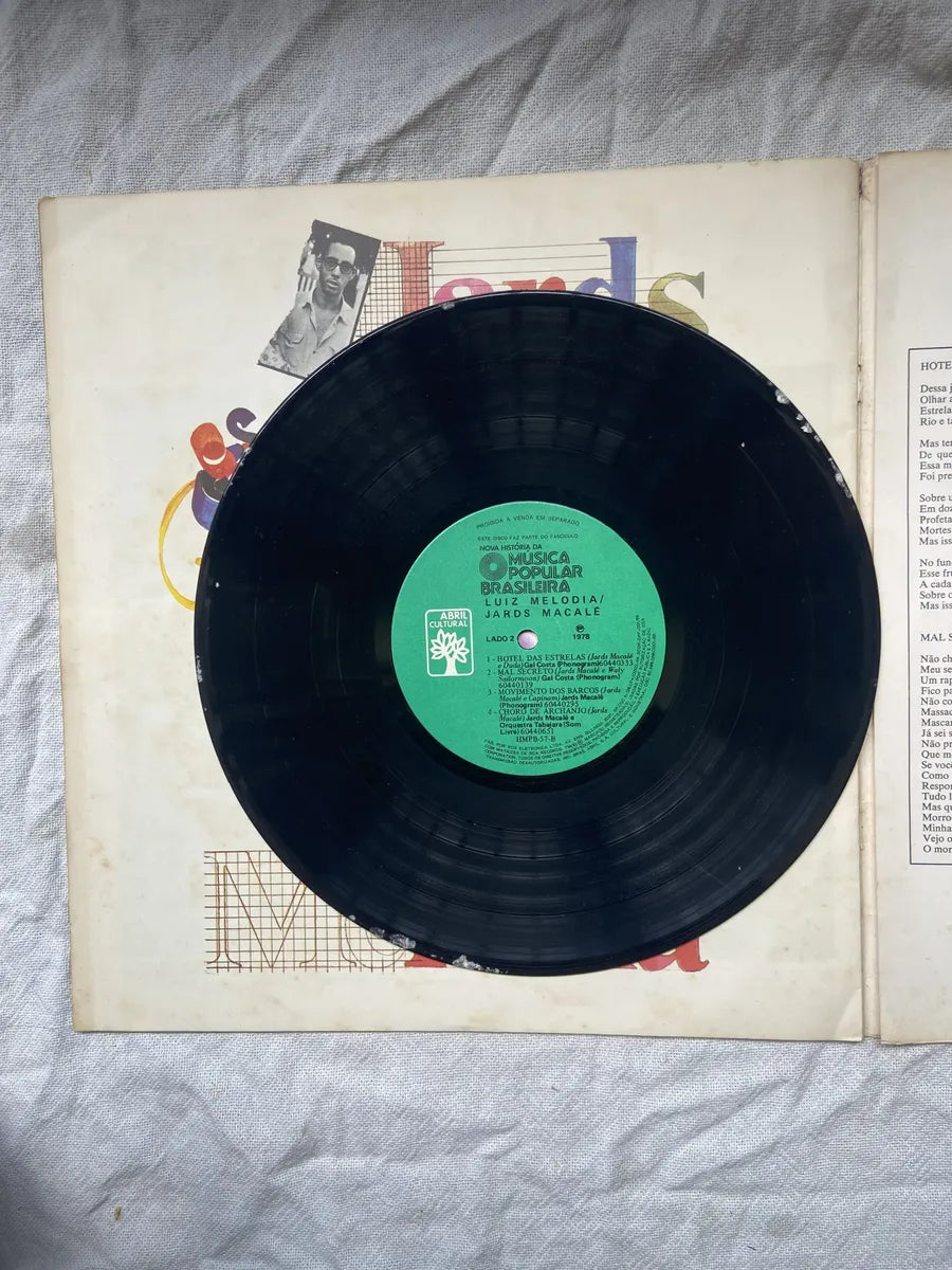 Lp Jards Macalé Luiz Melodia História Da Música Popular Bras (Usado)